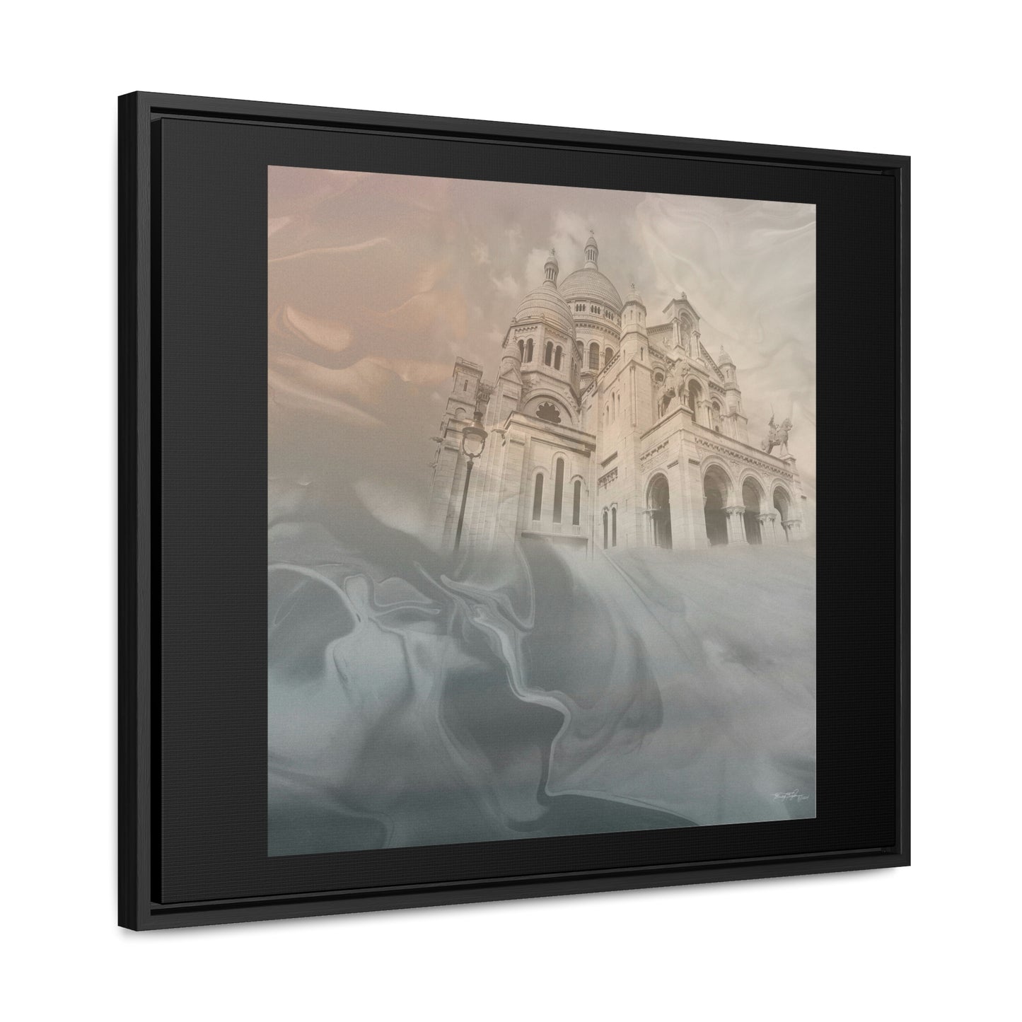 Tracey Taylor Fine Art "The Stairways of The Sacred Heart" Digital Mixed Media Gallery Canvas Wrap