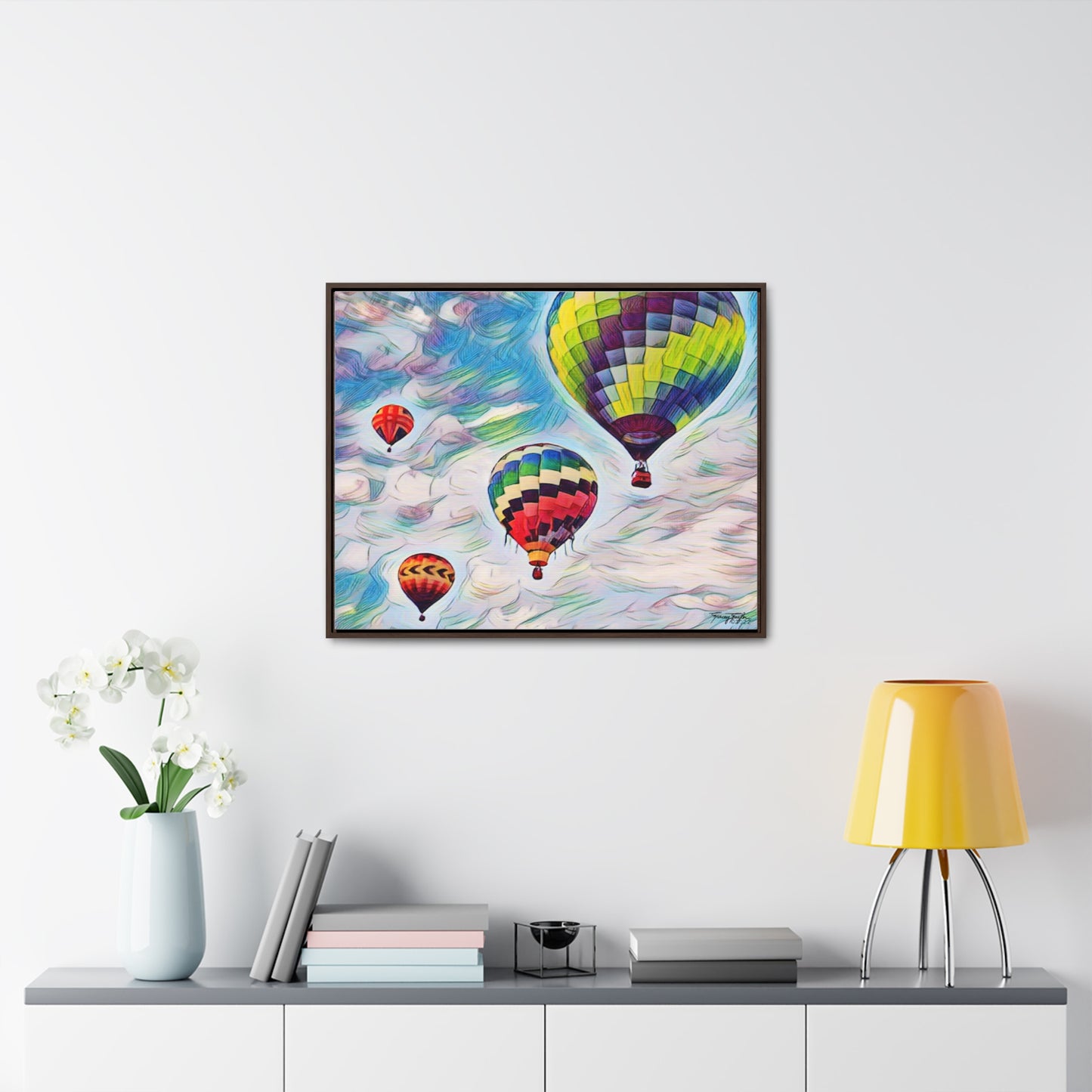 Tracey Taylor Fine Art "Drift" Digital Mixed Media Gallery Canvas Wrap