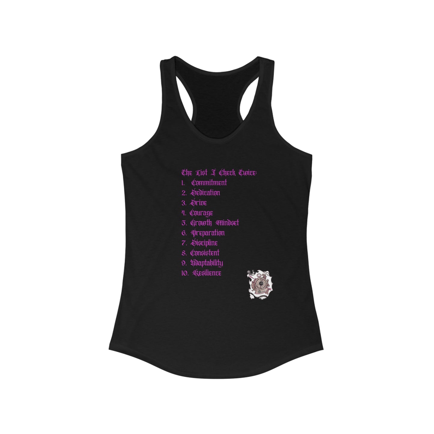 BeSpoke Kobe's Christmas List Women's Ideal Racerback Tank