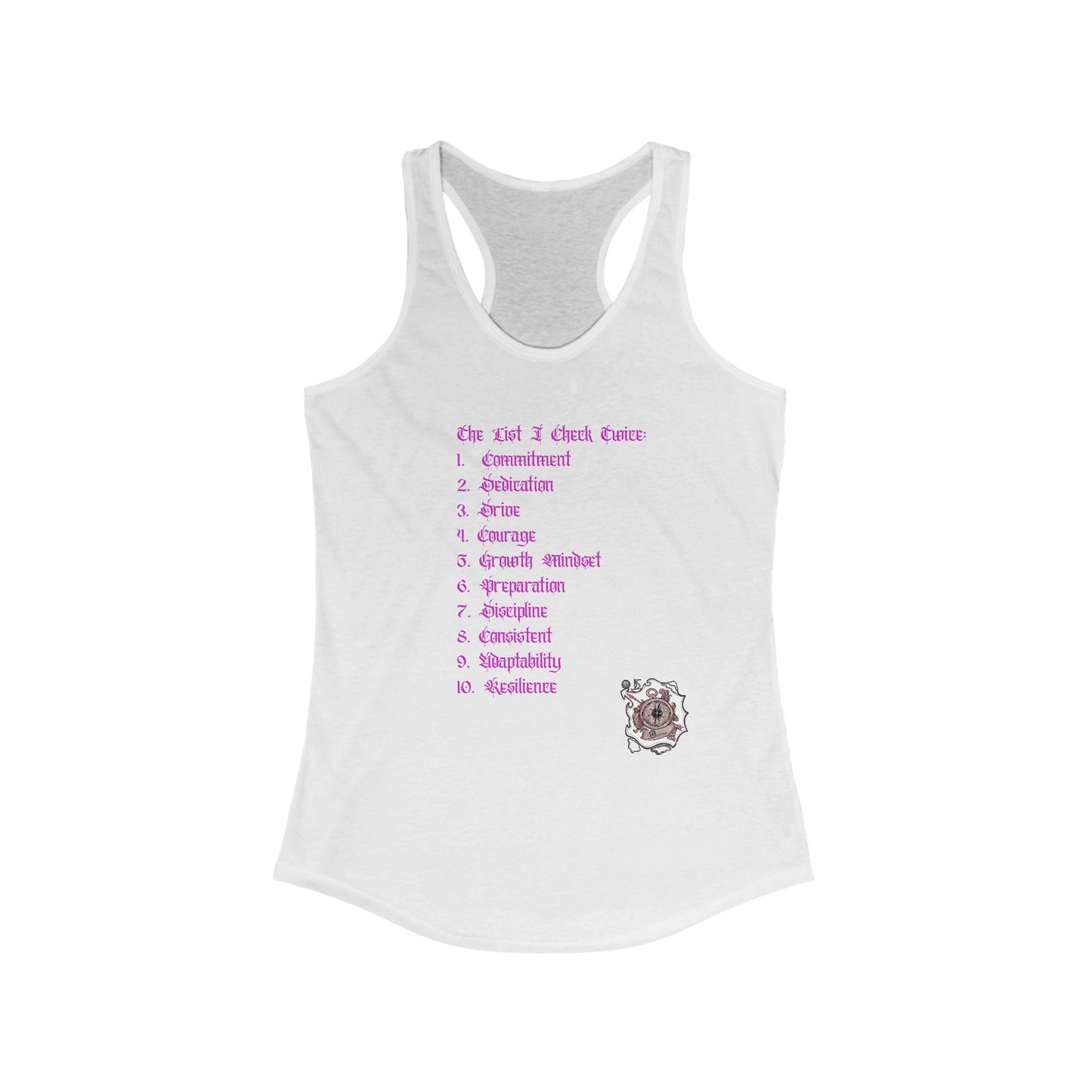 BeSpoke Kobe's Christmas List Women's Ideal Racerback Tank