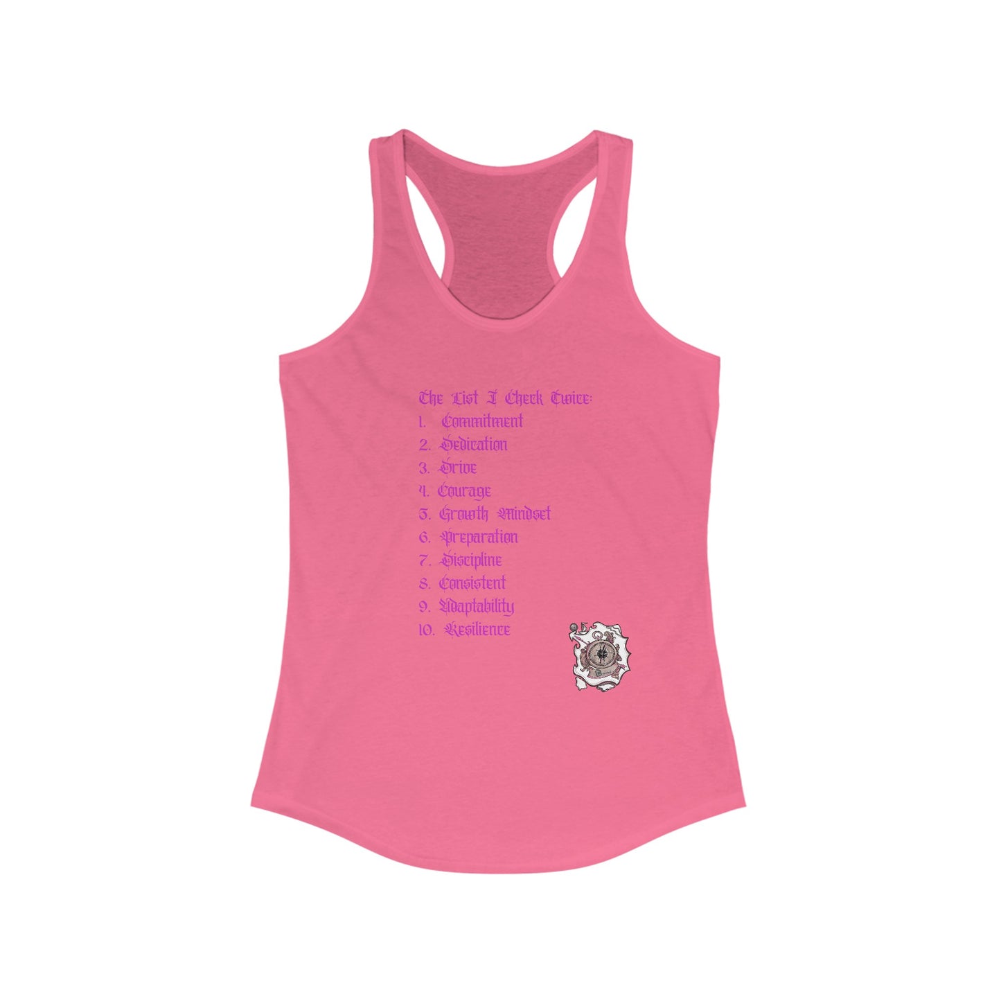 BeSpoke Kobe's Christmas List Women's Ideal Racerback Tank