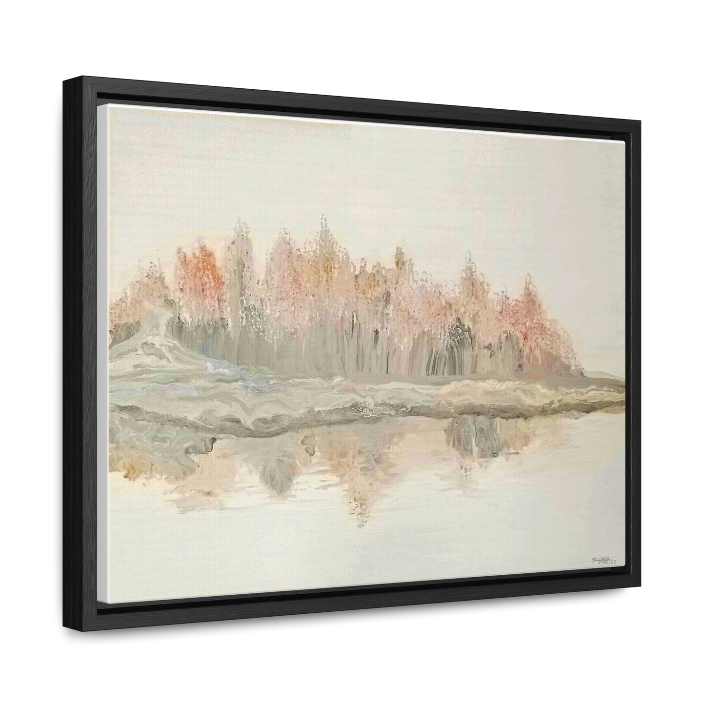 Tracey Taylor Fine Art "Shoreline" Digital Mixed Media Gallery Canvas Wrap