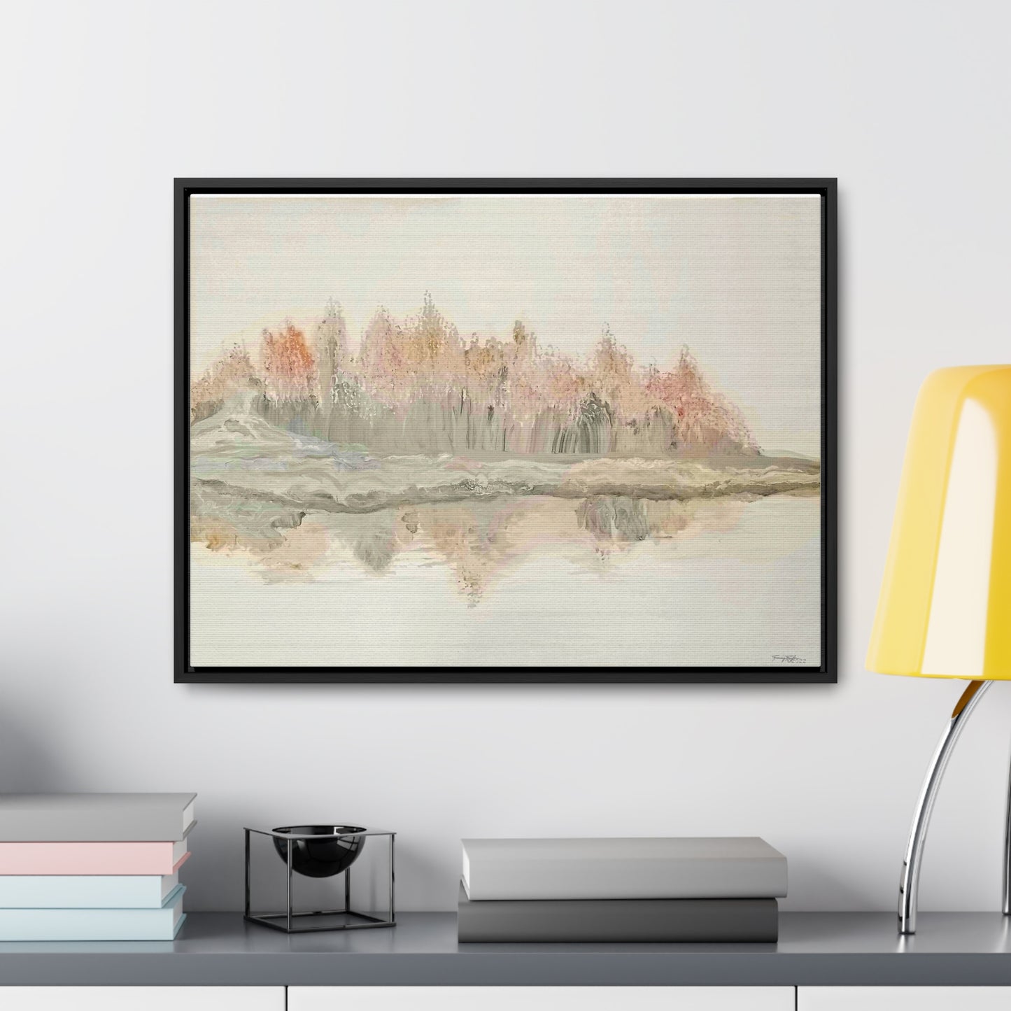 Tracey Taylor Fine Art "Shoreline" Digital Mixed Media Gallery Canvas Wrap