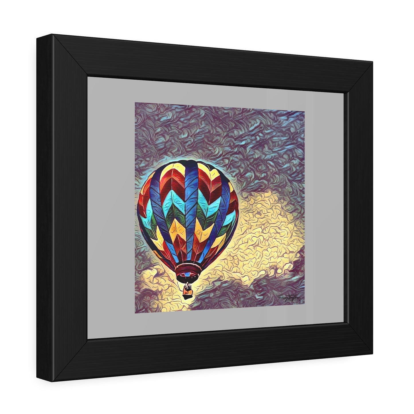 Tracey Taylor Fine Art "Dark Sky 1" Digital Mixed Media Framed Paper Poster