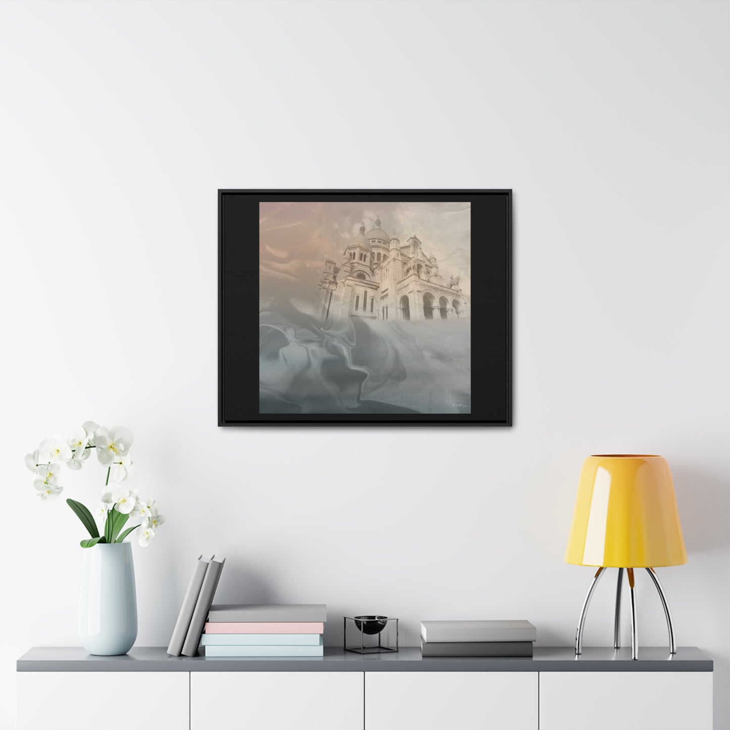 Tracey Taylor Fine Art "The Stairways of The Sacred Heart" Digital Mixed Media Gallery Canvas Wrap