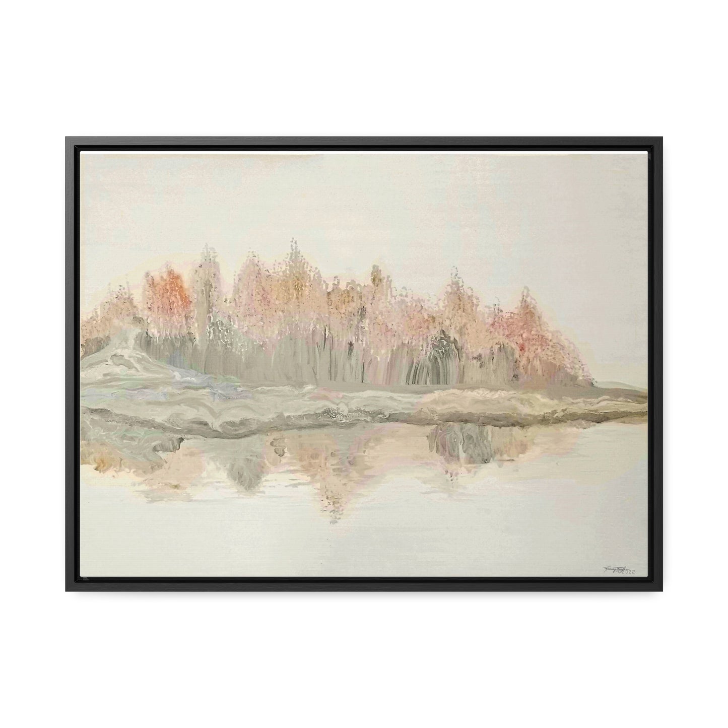 Tracey Taylor Fine Art "Shoreline" Digital Mixed Media Gallery Canvas Wrap