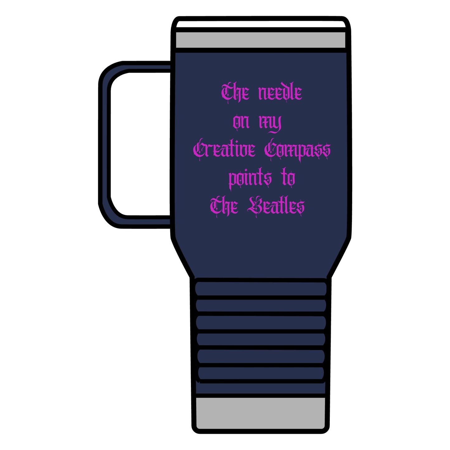 BeSpoke Settings On The Beatles Stainless Steel Travel Mug, 20oz