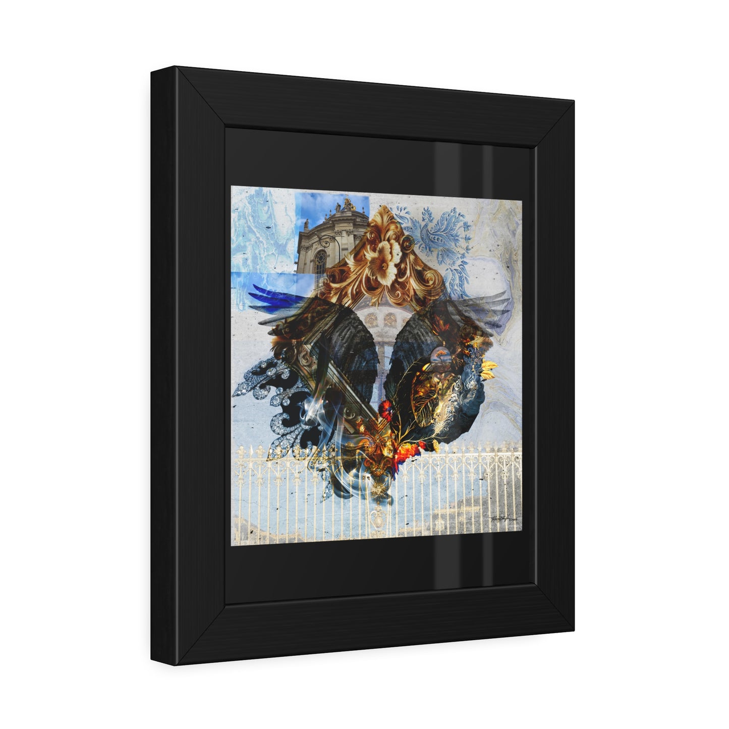 Tracey Taylor Fine Art "Freedom '24" Digital Mixed Media Framed Paper Poster