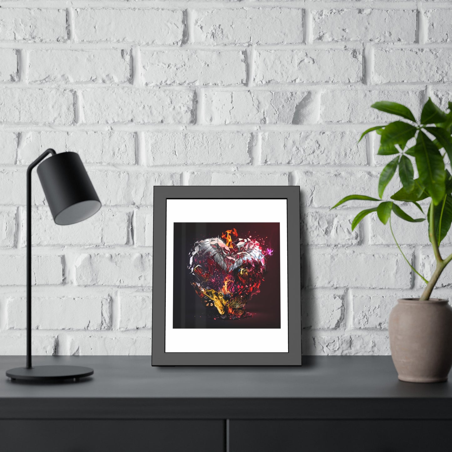 Tracey Taylor Fine Art "The Kaleidoscope of Being (21 Guns), 2024" Digital Mixed Media Framed Paper Poster