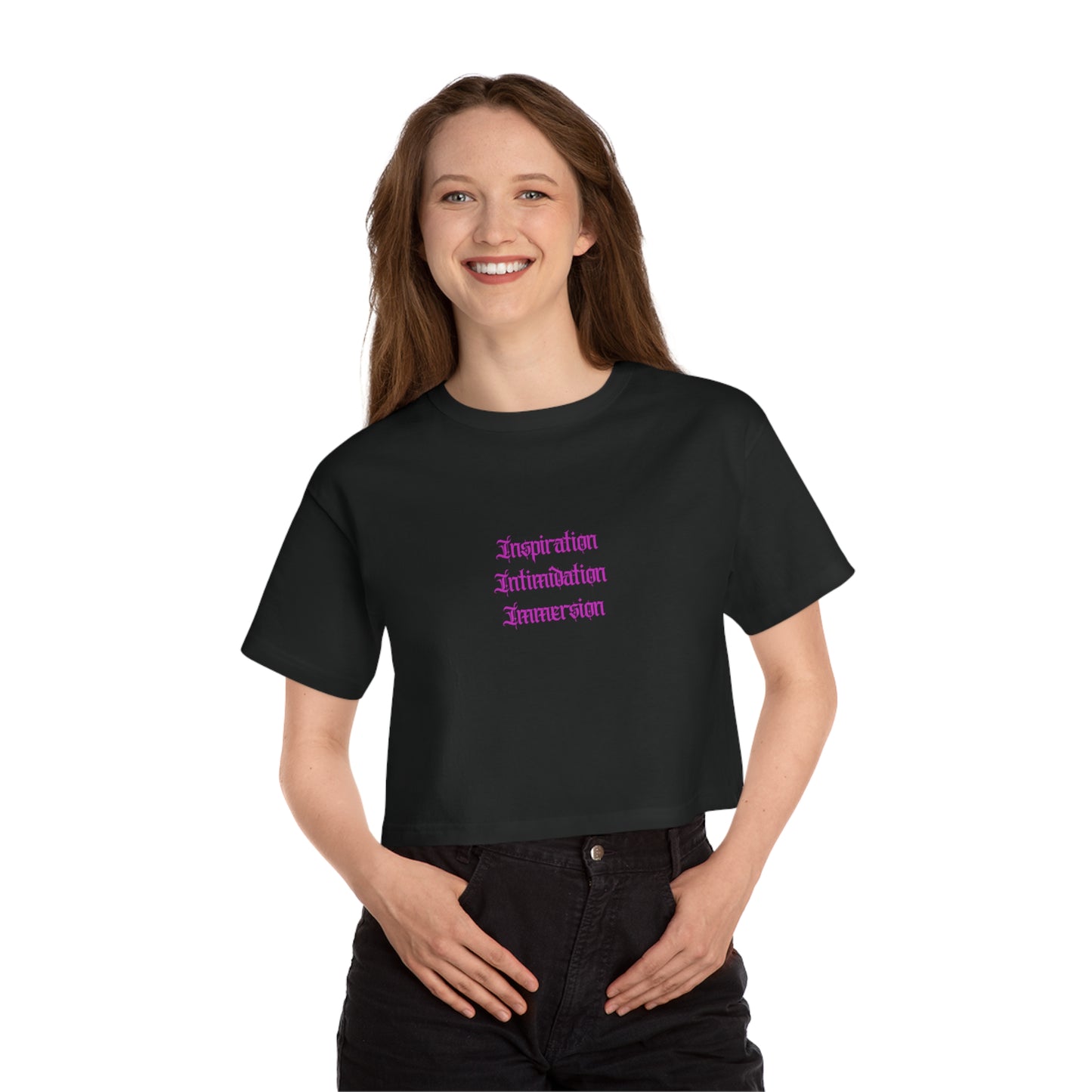 BeSpoke The Real Sht Sandwich Champion Women's Heritage Cropped T-Shirt