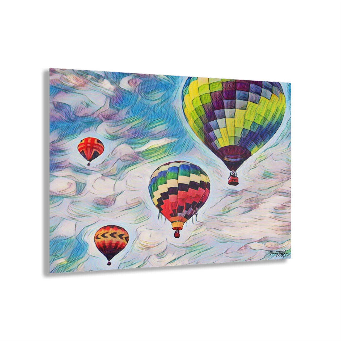 Tracey Taylor Fine Art "Drift" Digital Mixed Media Acrylic Print