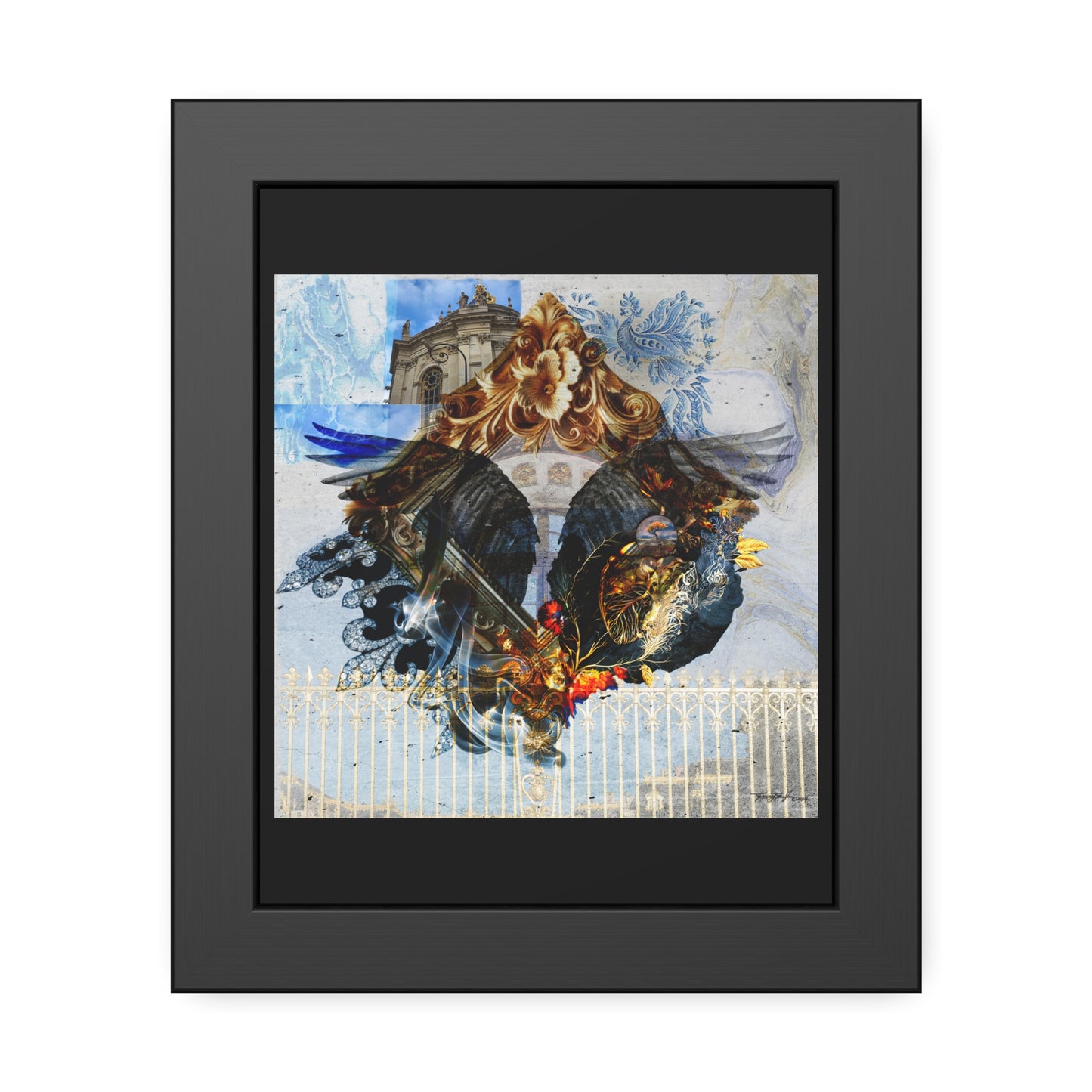 Tracey Taylor Fine Art "Freedom '24" Digital Mixed Media Framed Paper Poster