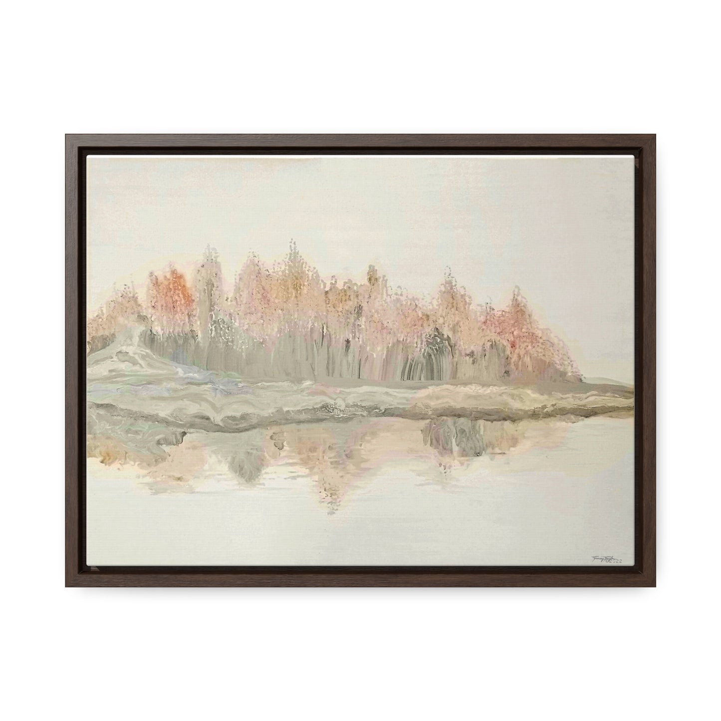 Tracey Taylor Fine Art "Shoreline" Digital Mixed Media Gallery Canvas Wrap